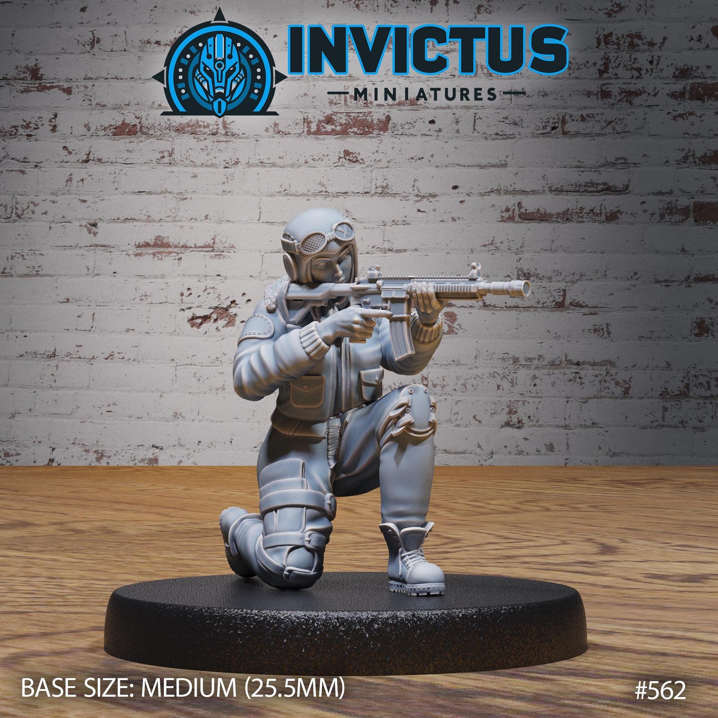 Aviator Girl (3 Variants Available) - Invictus Miniatures