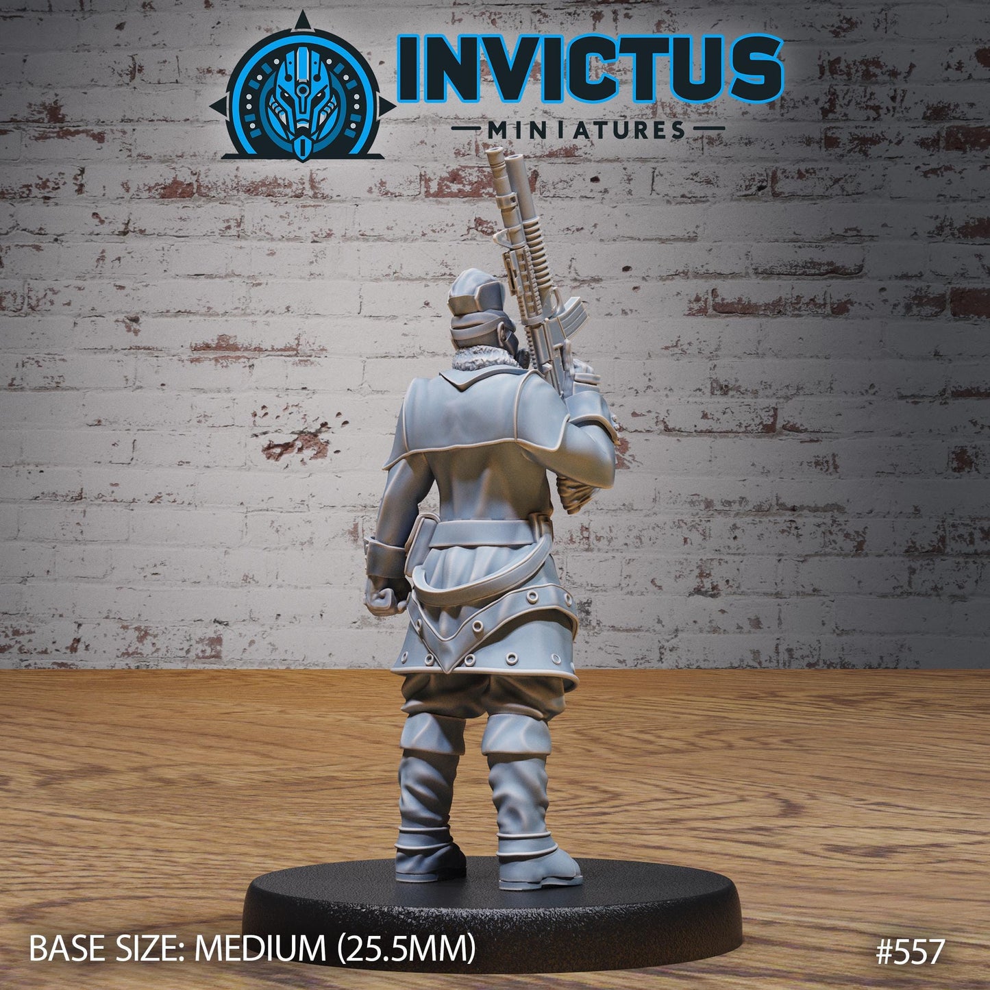 Gas Mask Soldier (3 Variants Available) - Invictus Miniatures