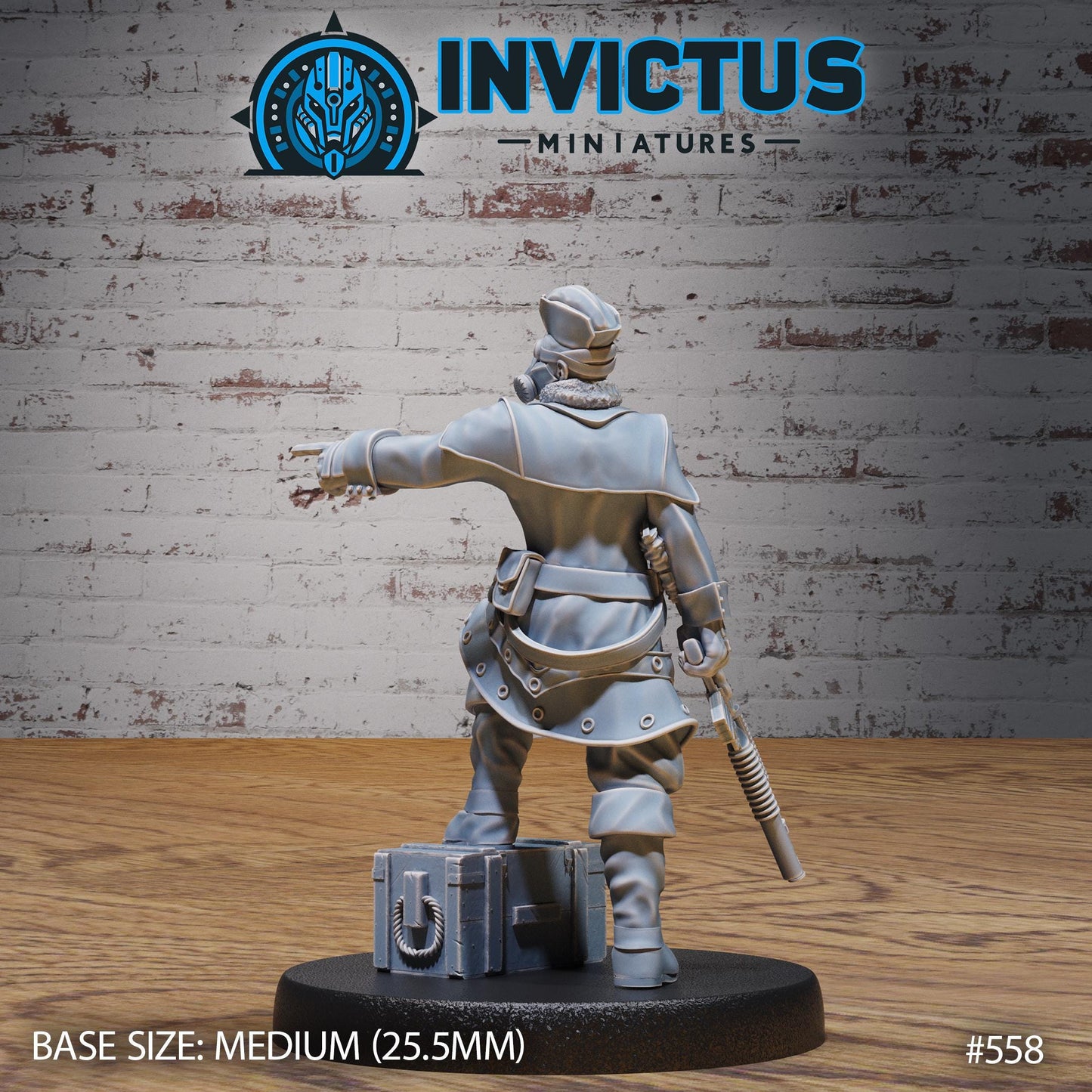 Gas Mask Soldier (3 Variants Available) - Invictus Miniatures