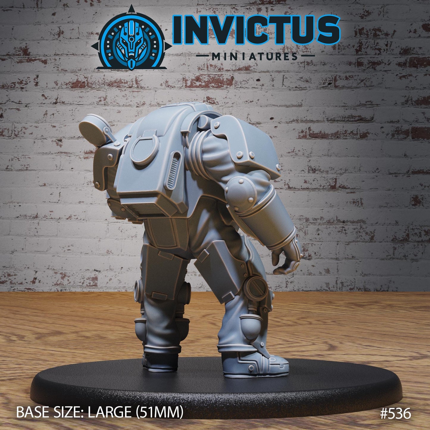 Heavy Exosuit - Heads (3 Variants Available) - Invictus Miniatures