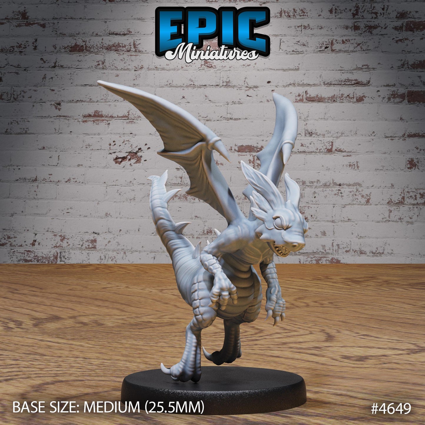 Light Dragon Wyrmling (3 Variants Available) - Epic Miniatures