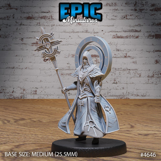 White Priest (3 Variants Available) - Epic Miniatures