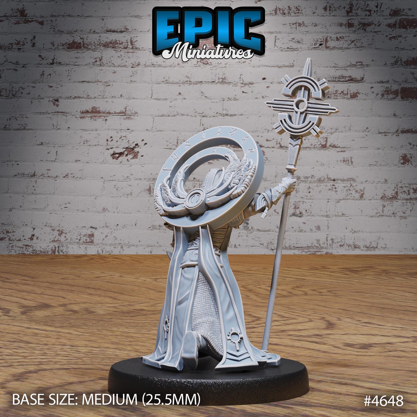 White Priest (3 Variants Available) - Epic Miniatures