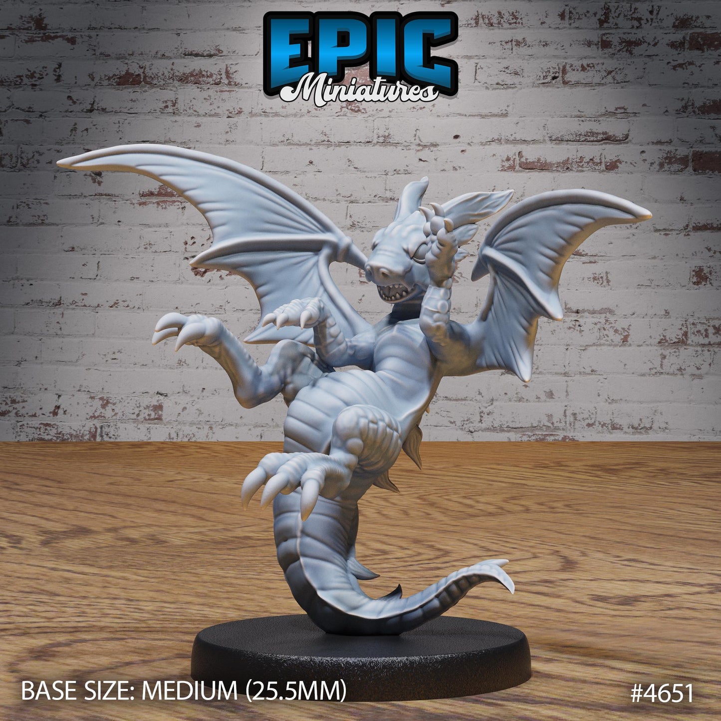 Light Dragon Wyrmling (3 Variants Available) - Epic Miniatures