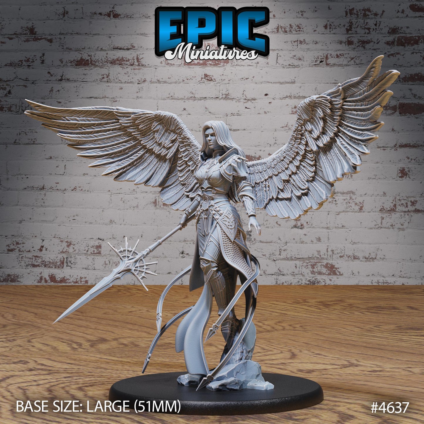 Planetar Female Angel (3 Variants Available) - Epic Miniatures