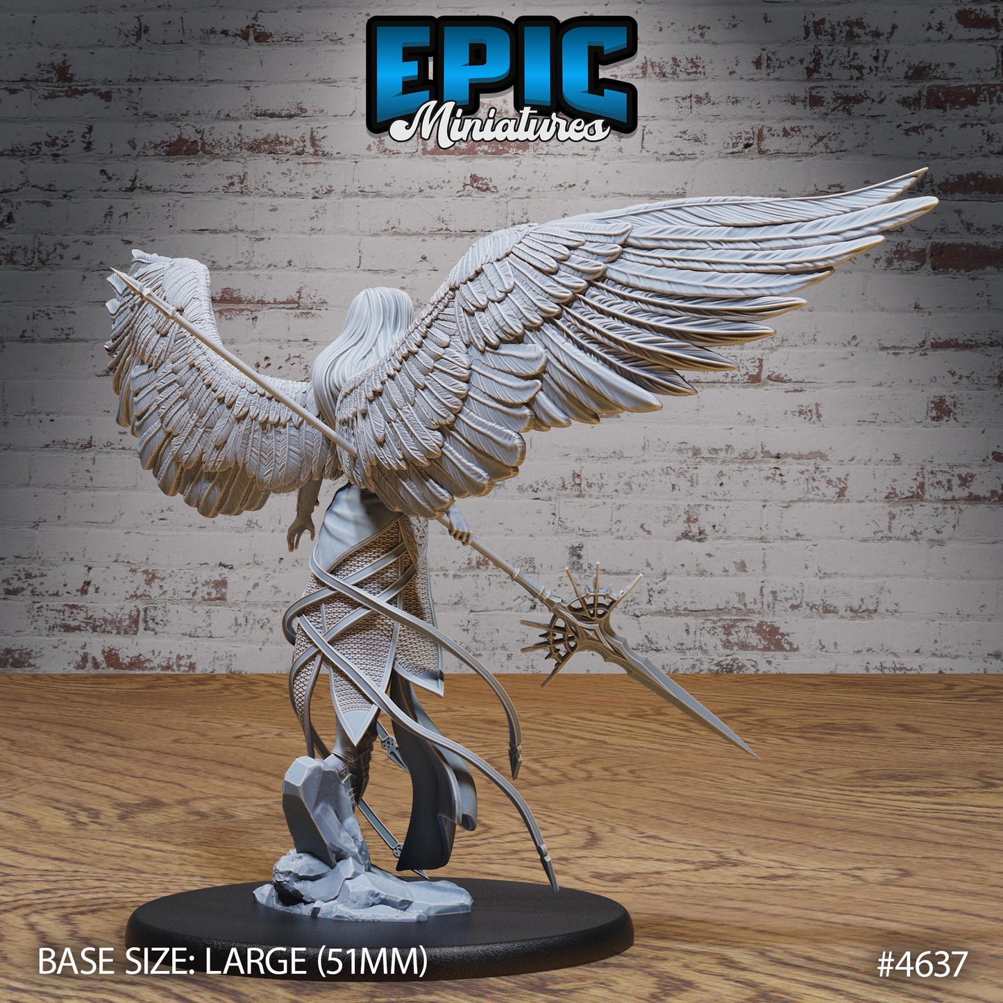 Planetar Female Angel (3 Variants Available) - Epic Miniatures