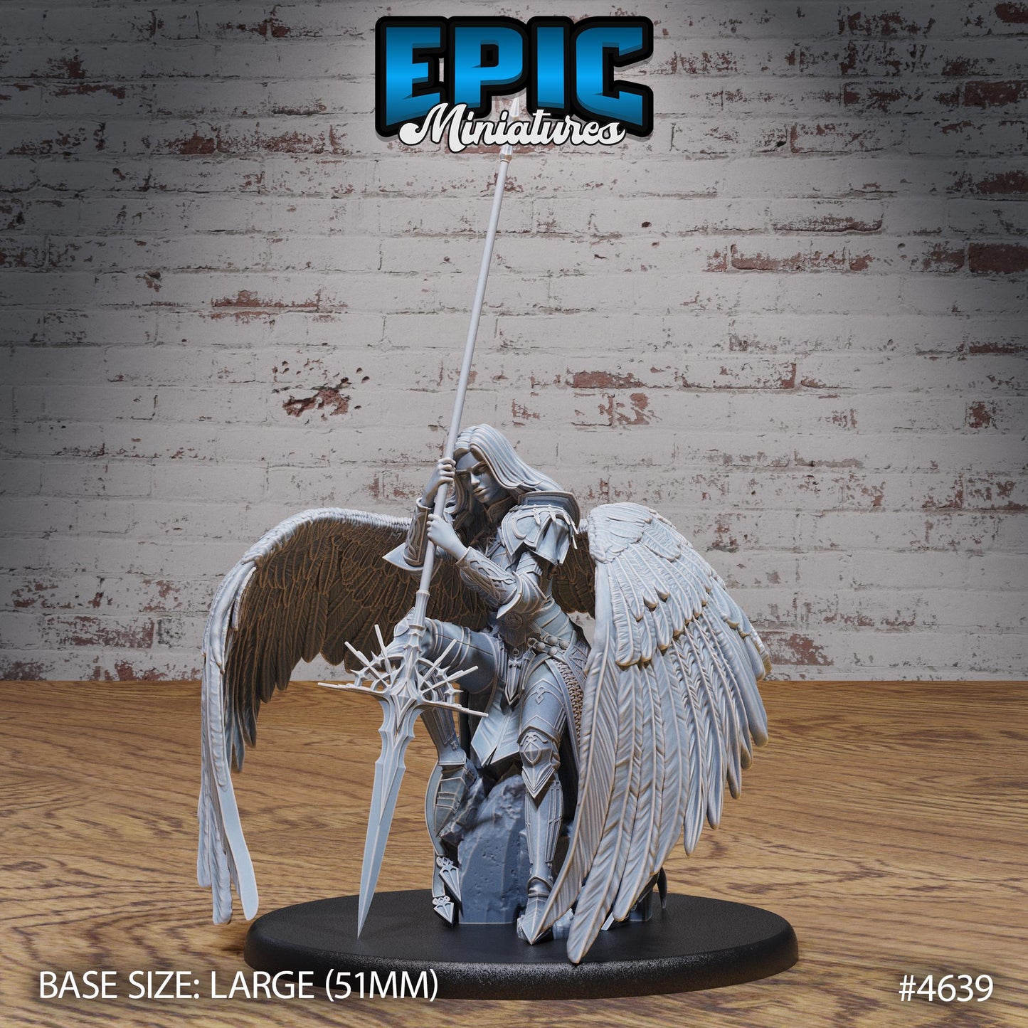 Planetar Female Angel (3 Variants Available) - Epic Miniatures