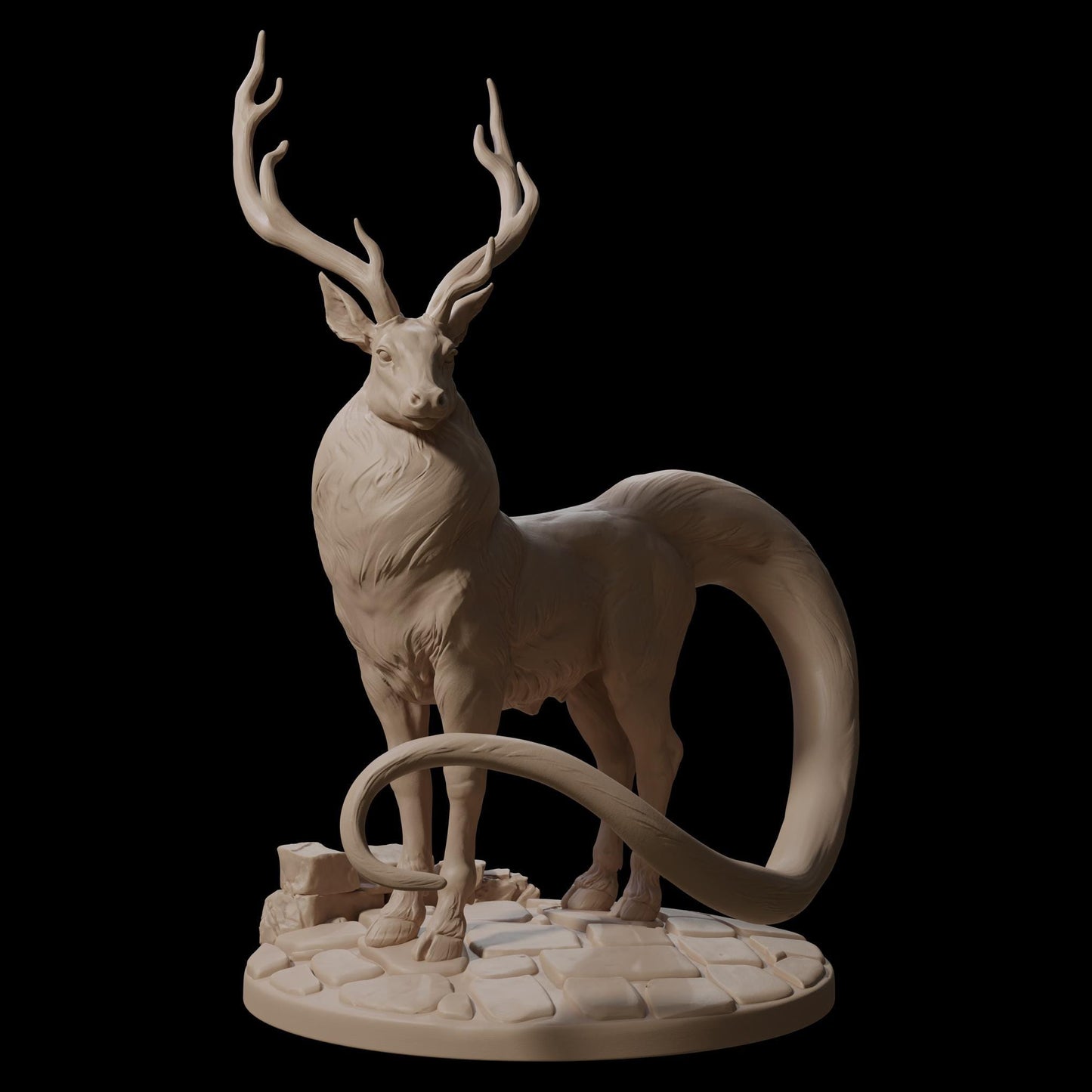 Grandmother Snow riding Mystic Deer (3 Variants Available) - Dragon Trapper's Lodge