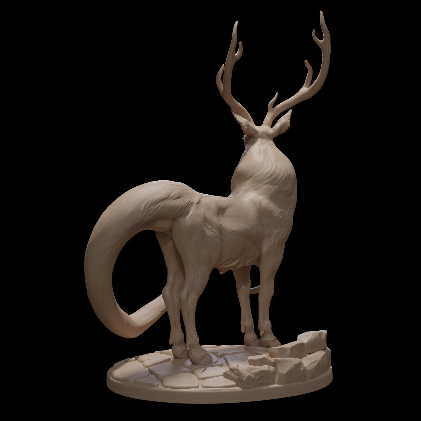 Grandmother Snow riding Mystic Deer (3 Variants Available) - Dragon Trapper's Lodge