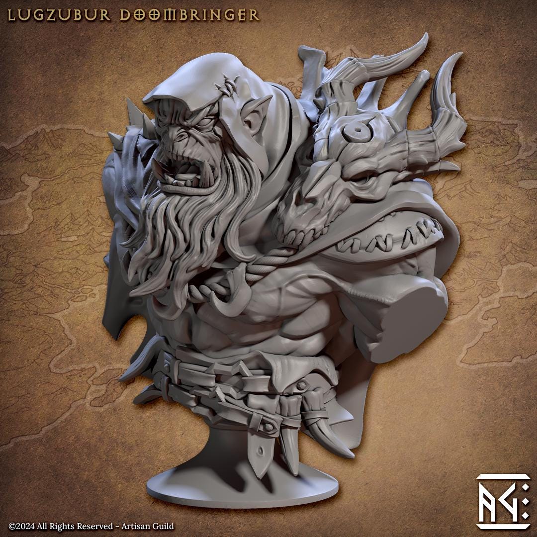 Lugzubur Doombringer Bust - Artisan Guild