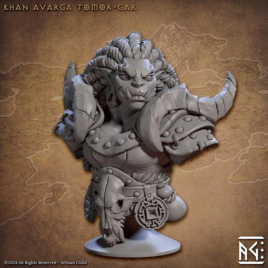 Khan Avarga Tomor-Gar Bust - Artisan Guild