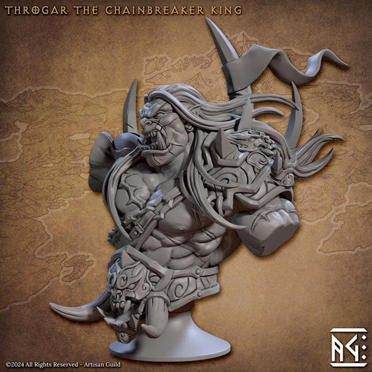 Throgar, Chainbreaker King Bust - Artisan Guild