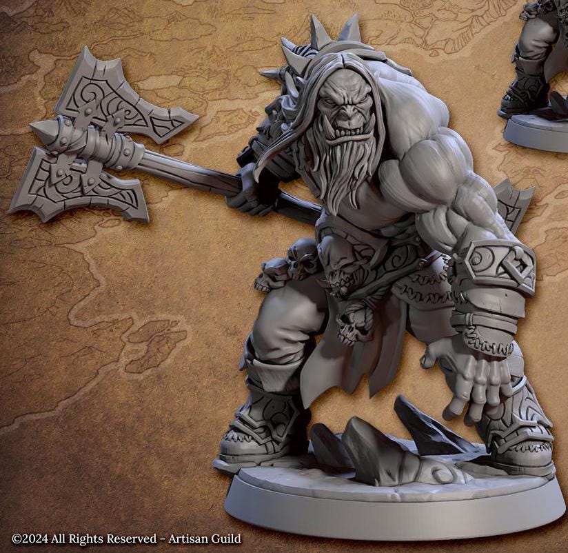 Blackcrag Mountain Orcs, Kit 1 (6 Variants Available) - Artisan Guild