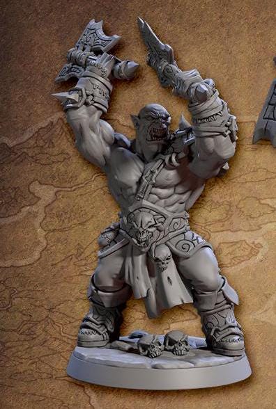 Blackcrag Mountain Orcs, Kit 2 (6 Variants Available) - Artisan Guild