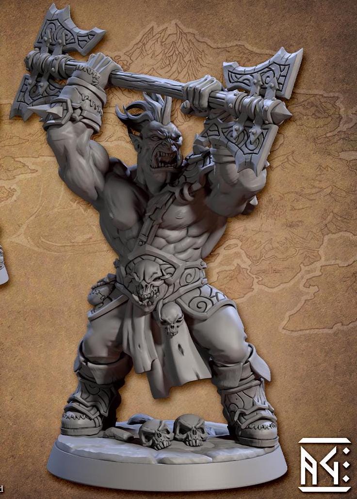 Blackcrag Mountain Orcs, Kit 1 (6 Variants Available) - Artisan Guild