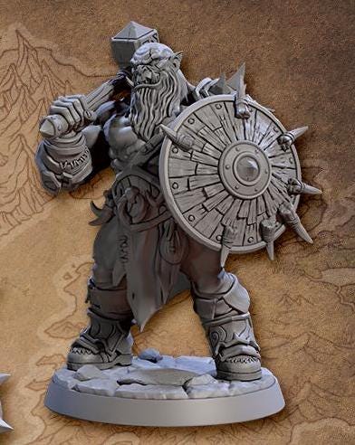 Blackcrag Mountain Orcs, Kit 2 (6 Variants Available) - Artisan Guild