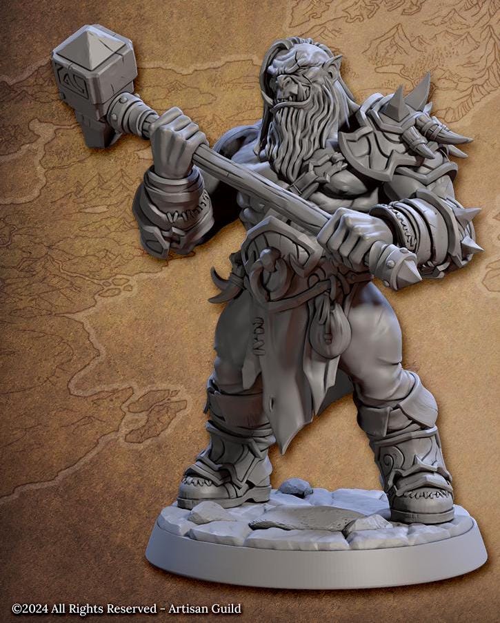 Blackcrag Mountain Orcs, Kit 1 (6 Variants Available) - Artisan Guild