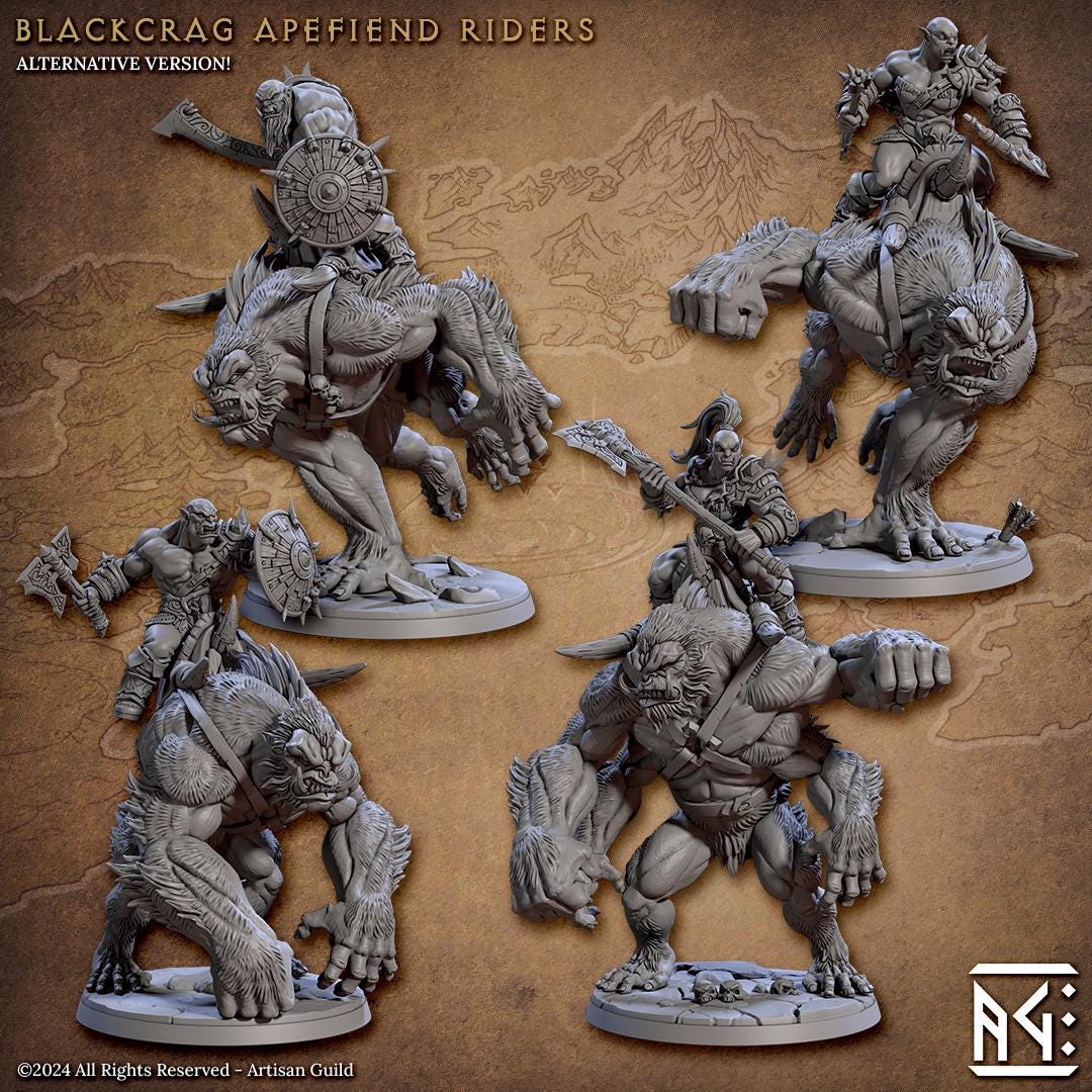 Blackcrag Apefiend Riders - Kit 2 (4 Variants Available) - Artisan Guild