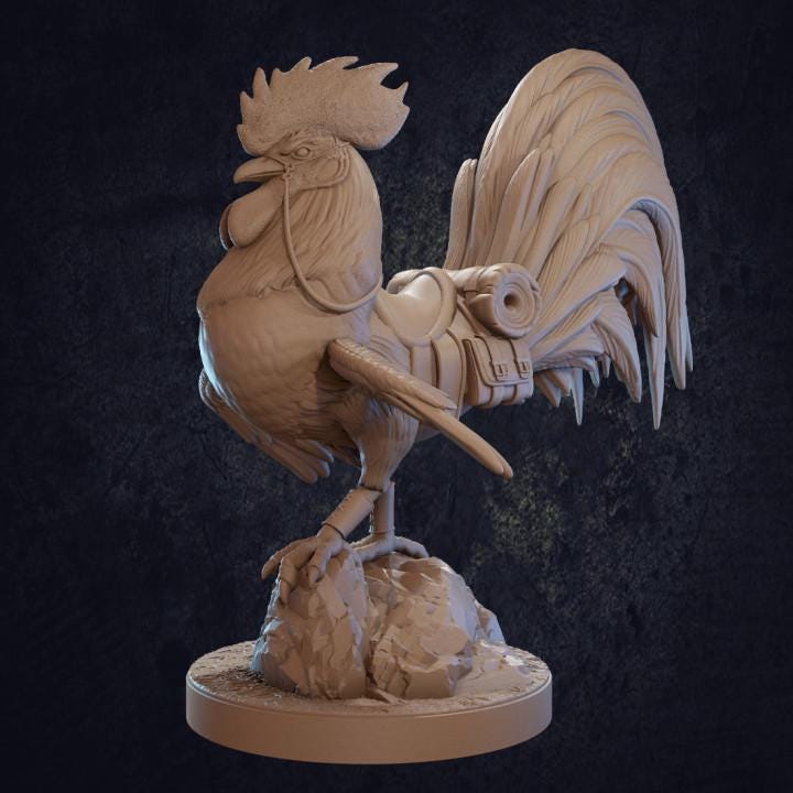 Choto and Hattori Rooster Mount - Dragon Trapper's Lodge