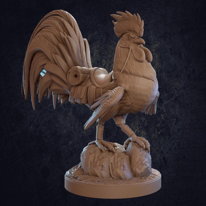 Choto and Hattori Rooster Mount - Dragon Trapper's Lodge