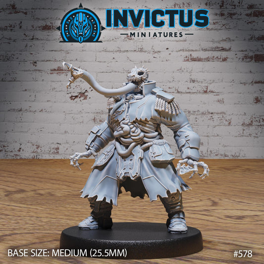 Necro Parasite Captain (3 Variants Available) - Invictus Miniatures