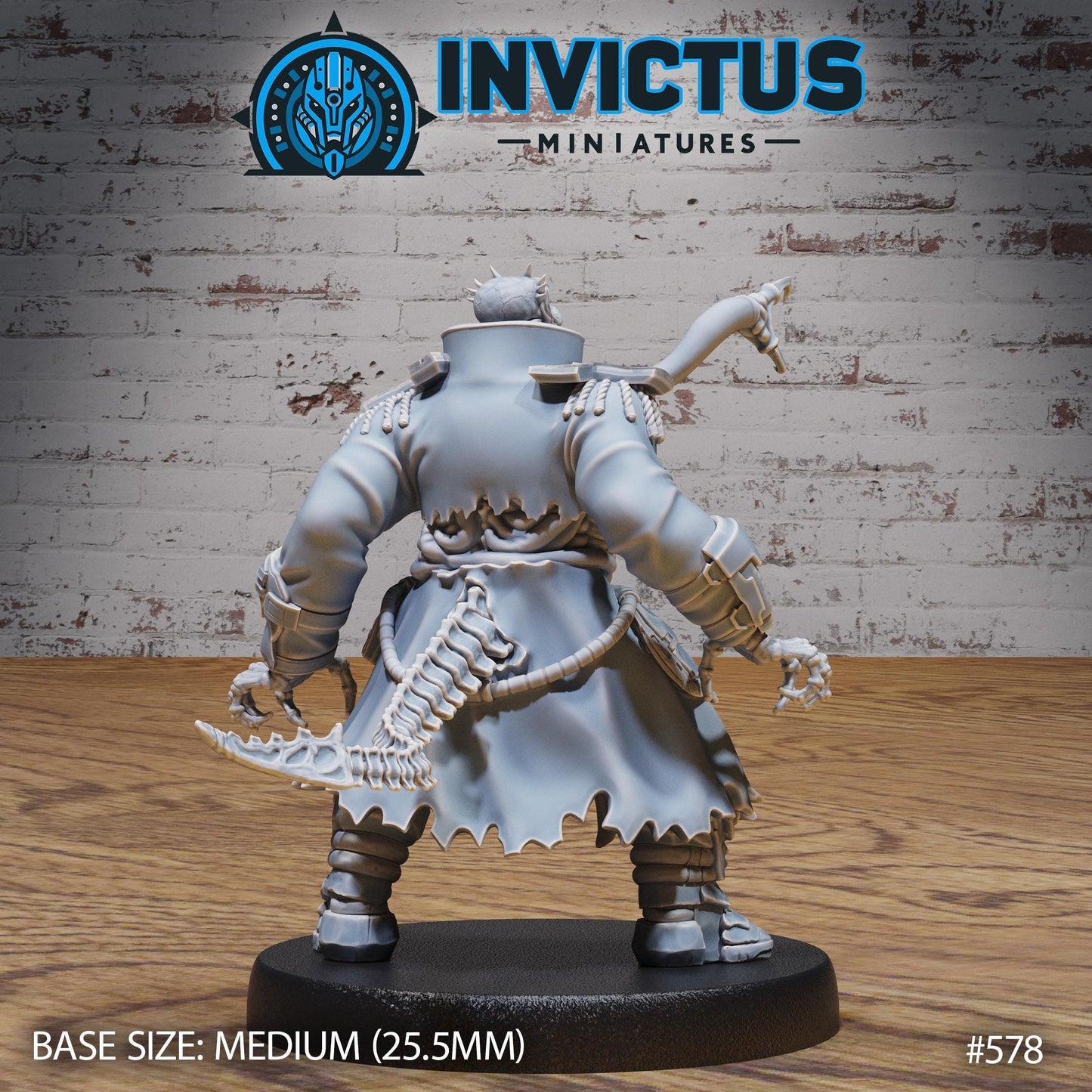 Necro Parasite Captain (3 Variants Available) - Invictus Miniatures