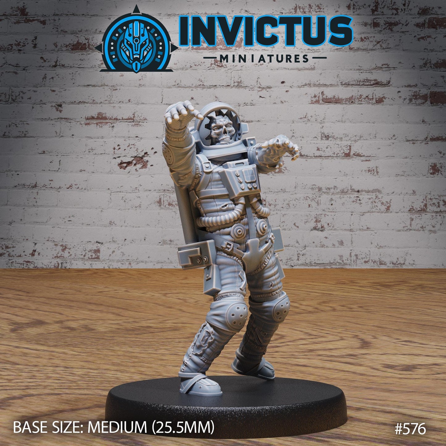 Undead Astronauts (3 Variants Available) - Invictus Miniatures