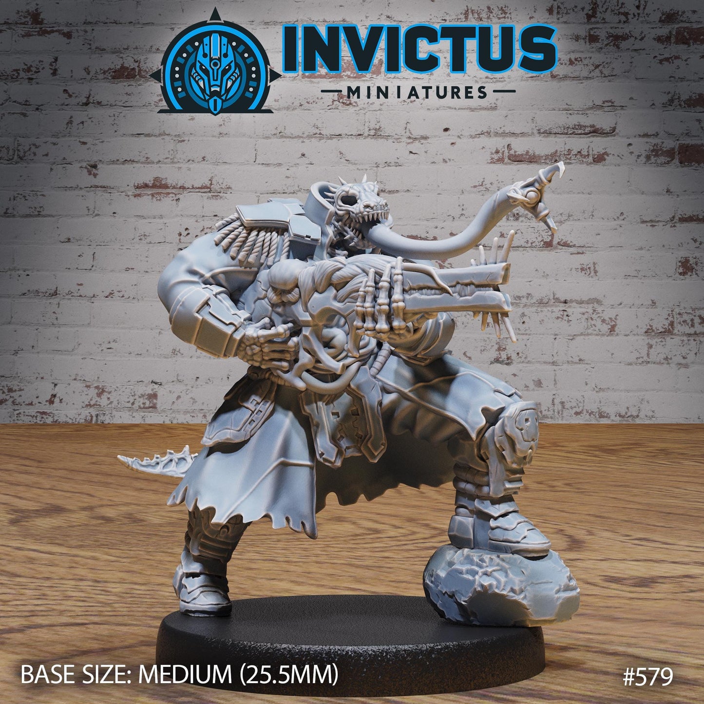 Necro Parasite Captain (3 Variants Available) - Invictus Miniatures