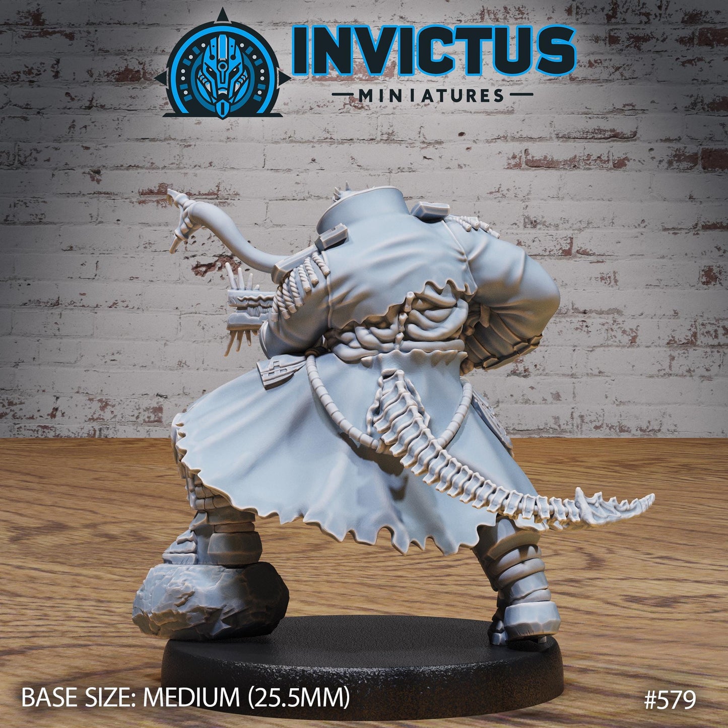 Necro Parasite Captain (3 Variants Available) - Invictus Miniatures