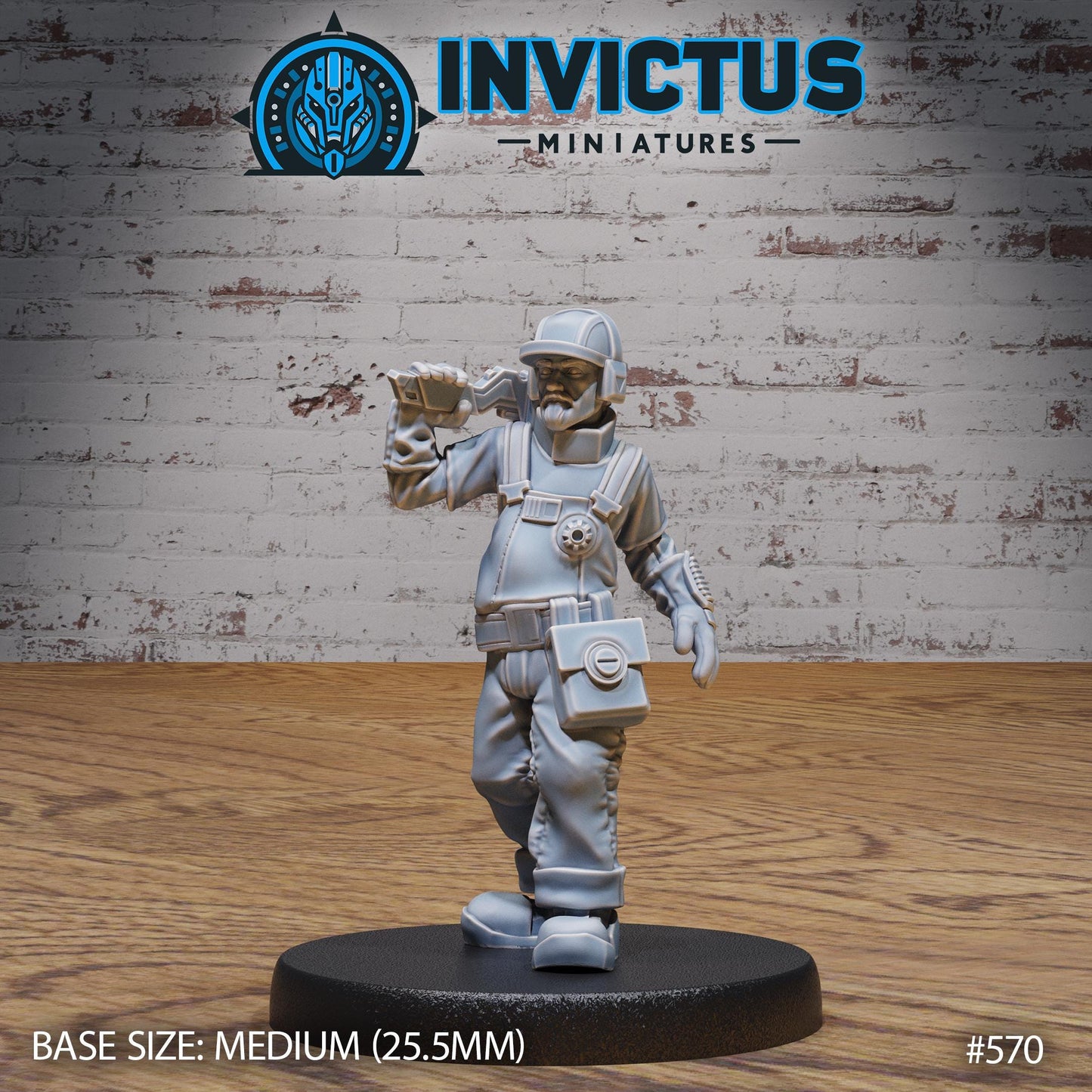 Deep Space Crew (4 Variants Available) - Invictus Miniatures