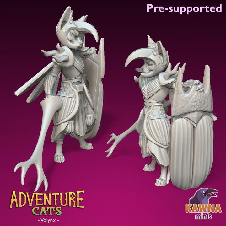 Volynx Paladin (2 Variants Available) - Kawna Minis