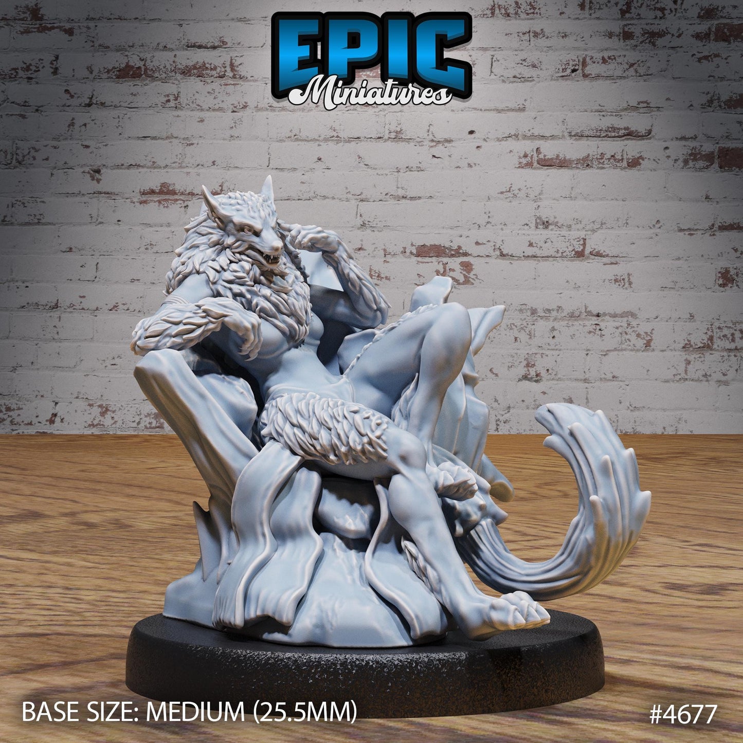 Werewolf Female (3 Variants Available) - Epic Miniatures