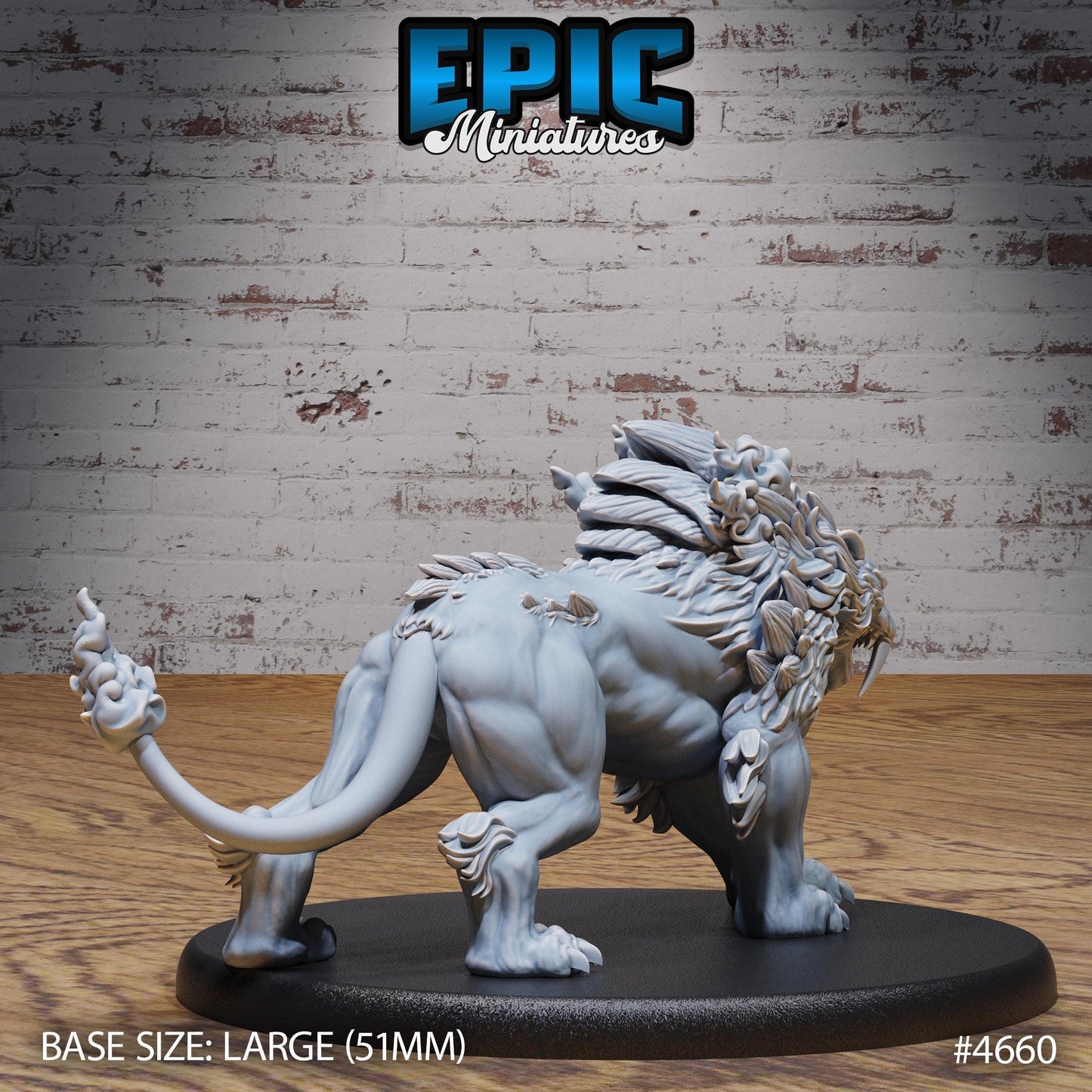 Sabertooth Beast (3 Variants Available) - Epic Miniatures