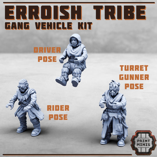 Erroish Tribe, Vehicle Riders (3 Variants Available) - Print Minis