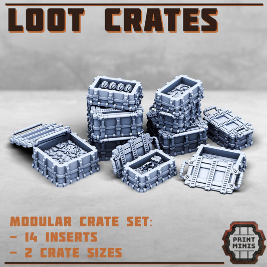 Loot Crates Modular Kit - Print Minis