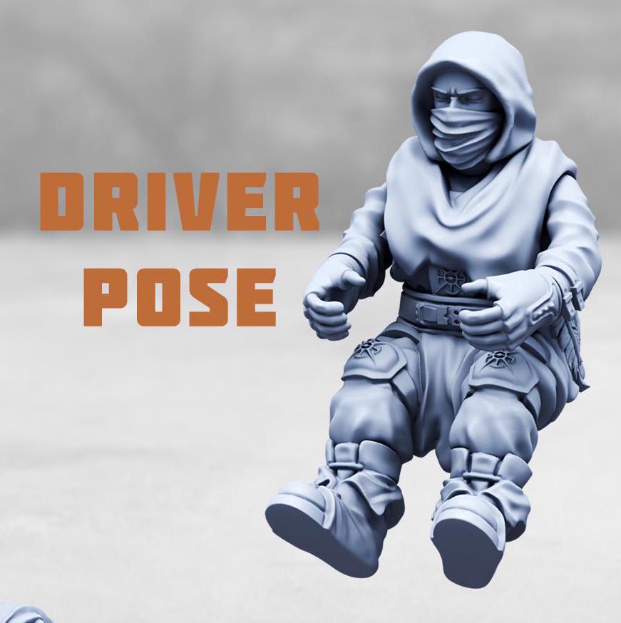 Erroish Tribe, Vehicle Riders (3 Variants Available) - Print Minis