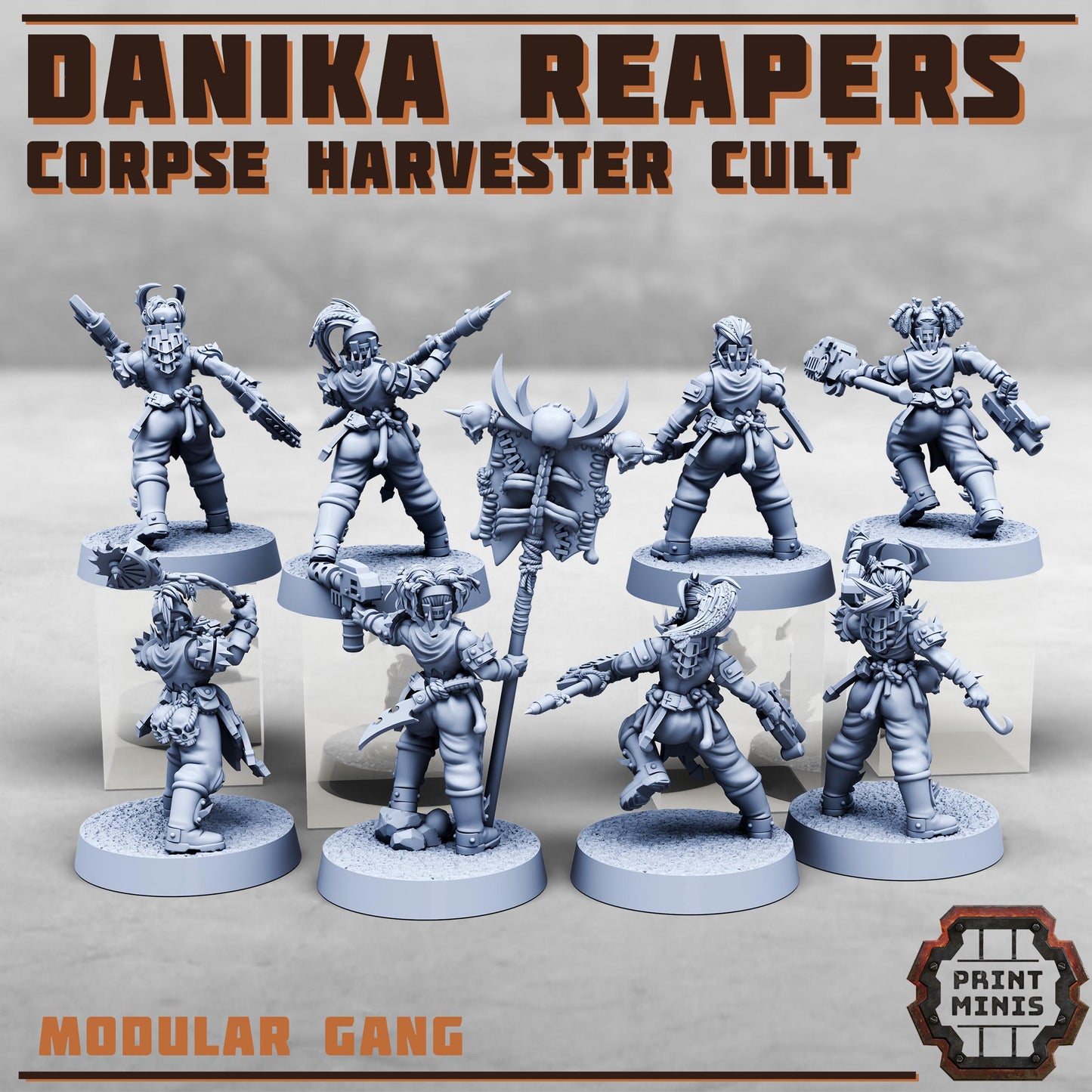 Danika Reapers, Corpse Harvester Cult (8 Variants Available) - Print Minis