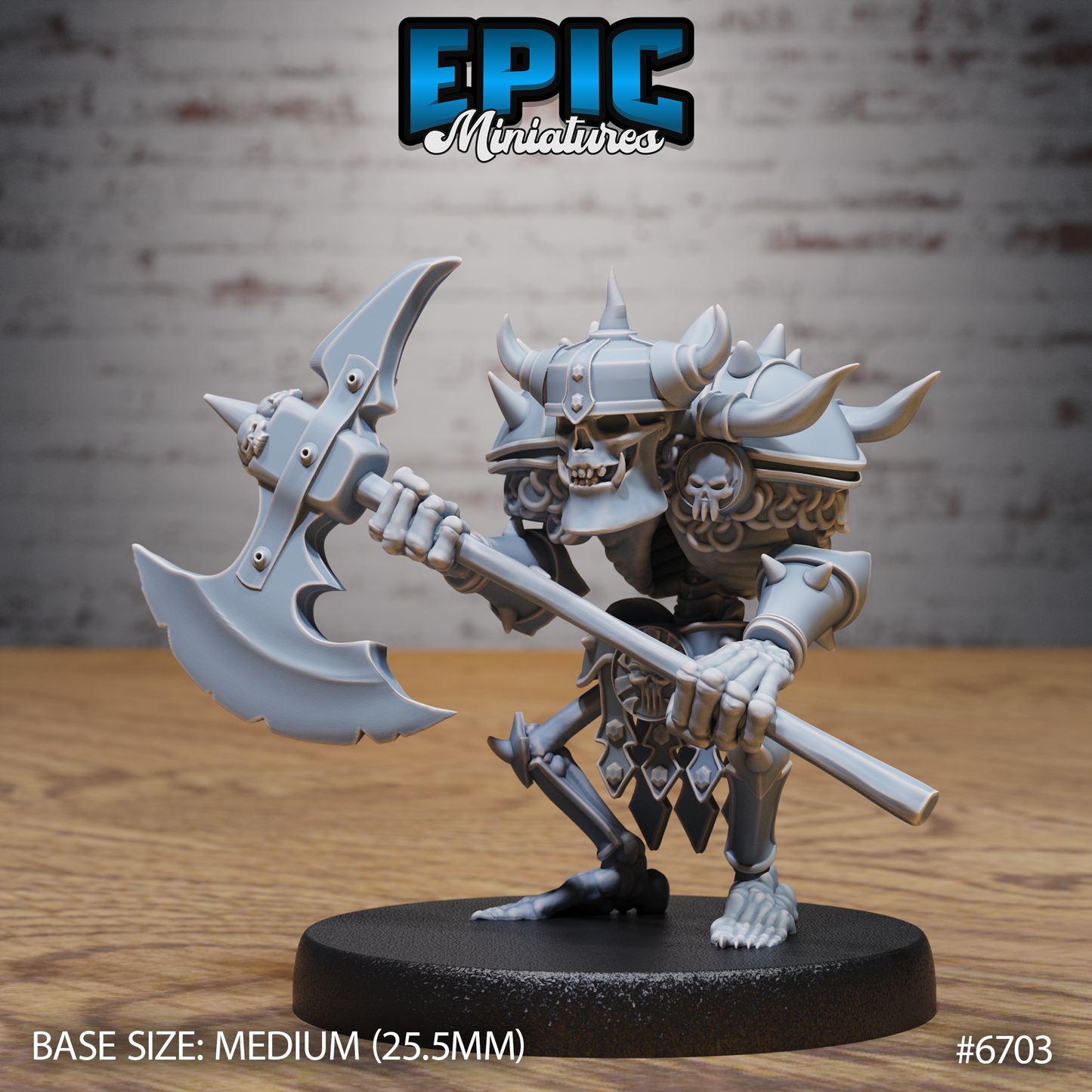 Evil Skeleton (3 Variants Available) - Epic Miniatures