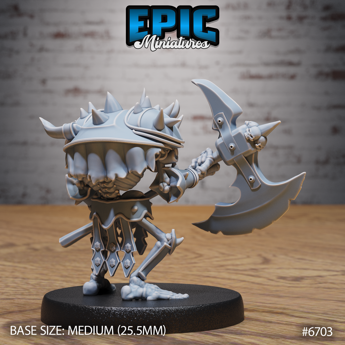 Evil Skeleton (3 Variants Available) - Epic Miniatures