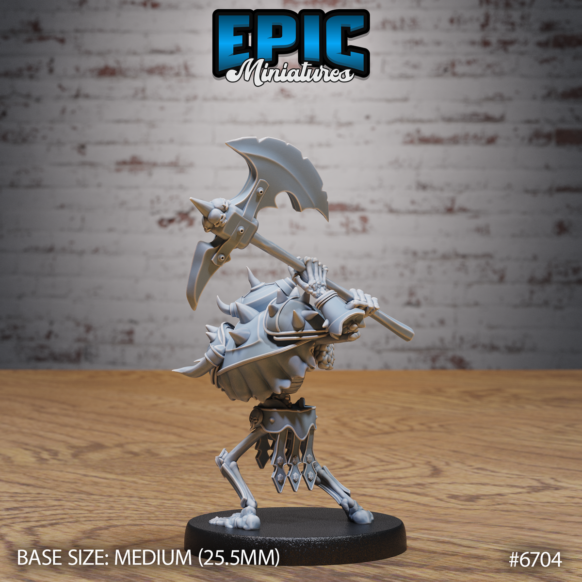 Evil Skeleton (3 Variants Available) - Epic Miniatures