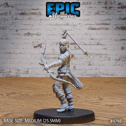 Hunter Girl (3 Variants Available) - Epic Miniatures