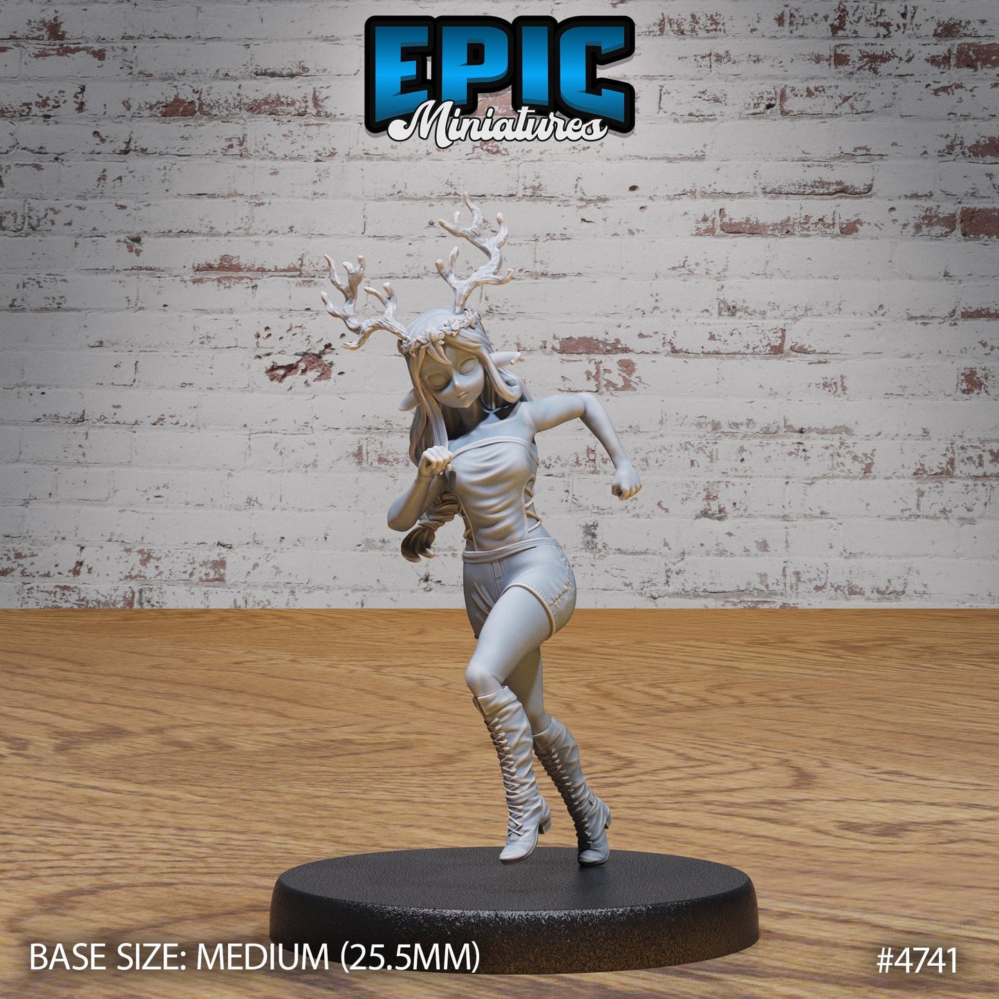Druid Child Female (3 Variants Available) - Epic Miniatures