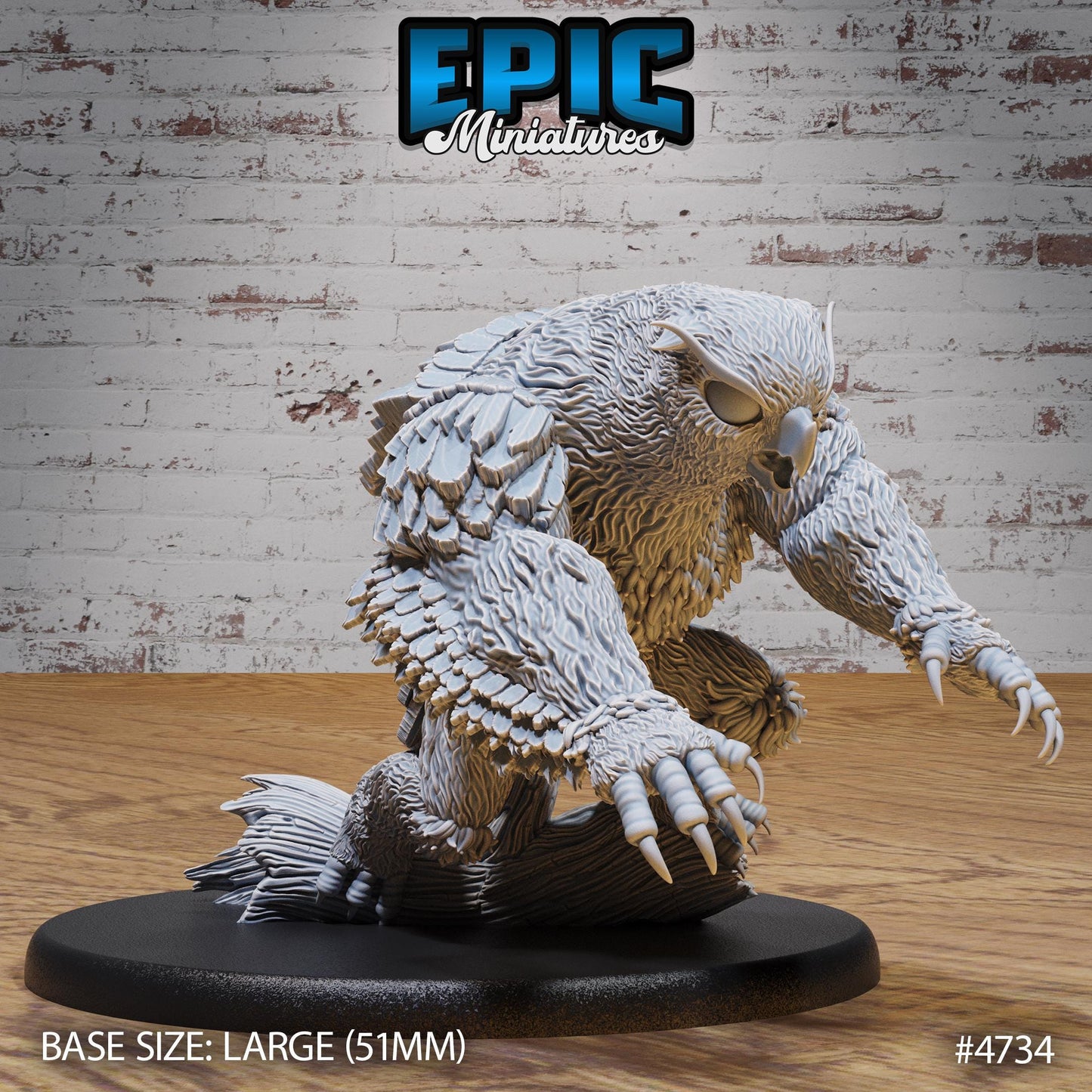 Fabled Owlbear (3 Variants Available) - Epic Miniatures