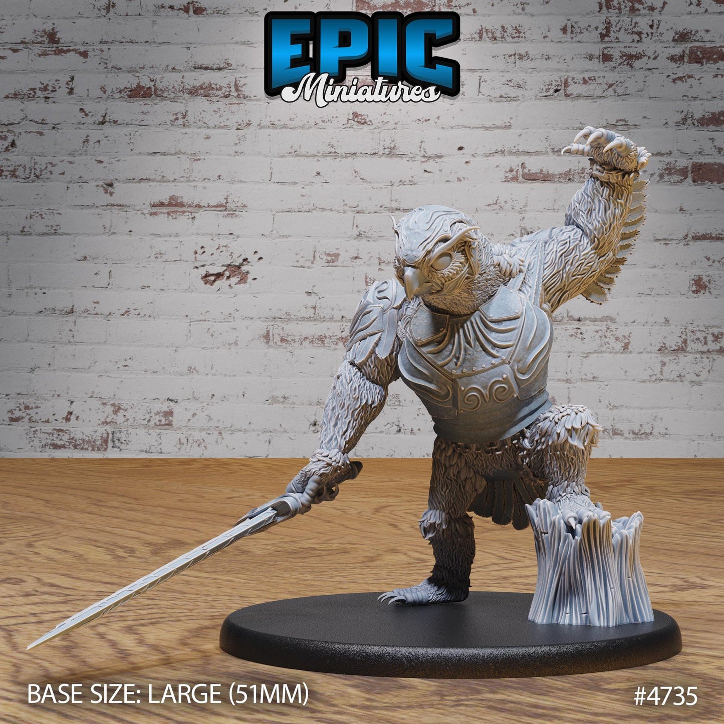 Fabled Owlbear (3 Variants Available) - Epic Miniatures