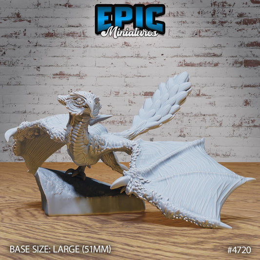 Owl Wyvern (3 Variants Available) - Epic Miniatures