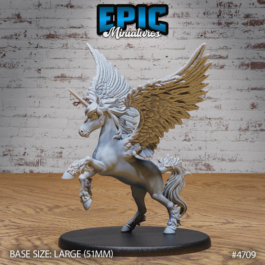 Unicorn, Winged (2 Variants) - Epic Miniatures