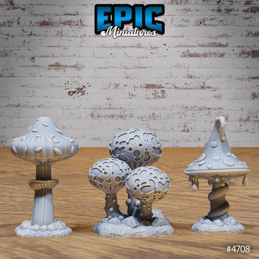 Magical Forest Scatter, Mushrooms (7 Variants Available) - Epic Miniatures