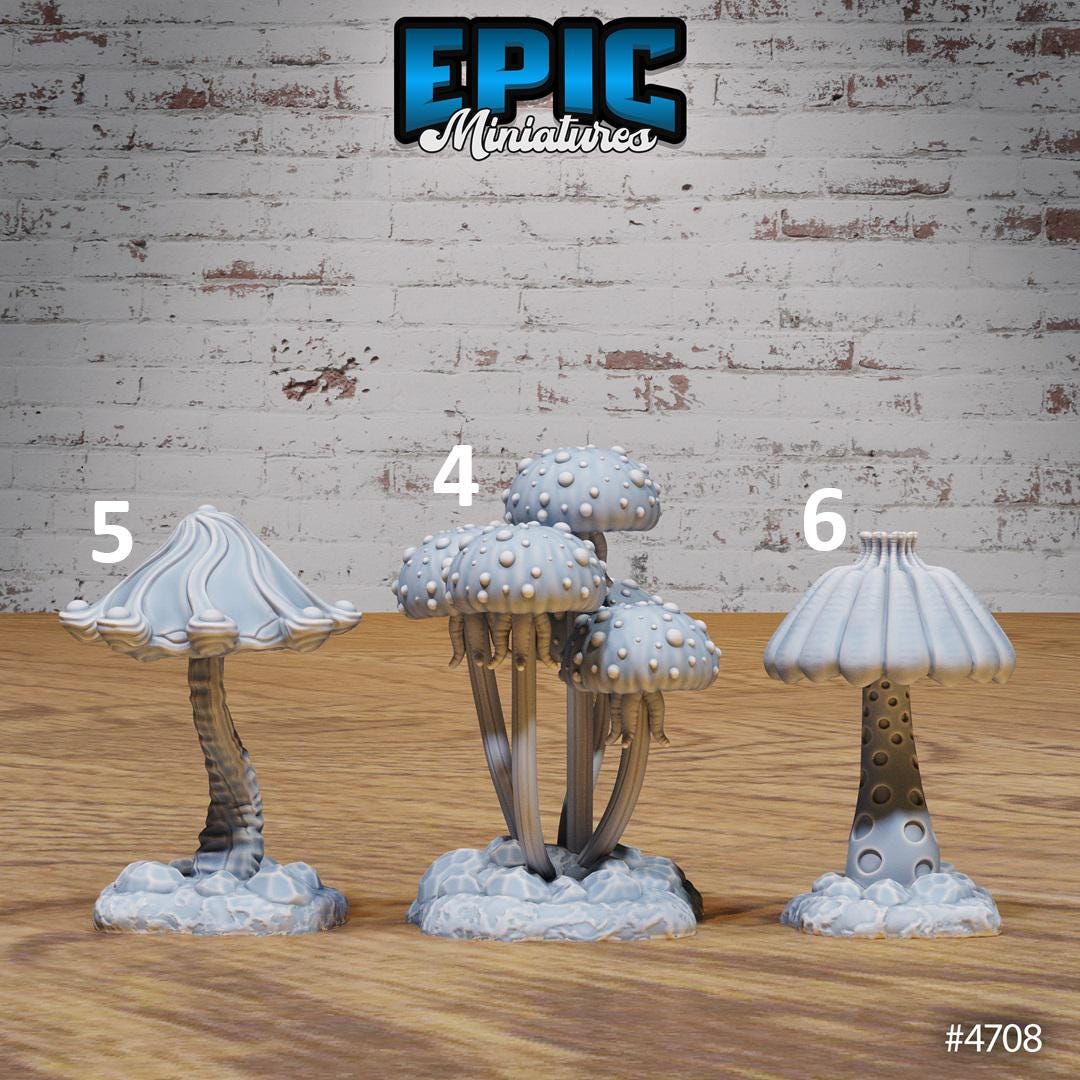 Magical Forest Scatter, Mushrooms (7 Variants Available) - Epic Miniatures