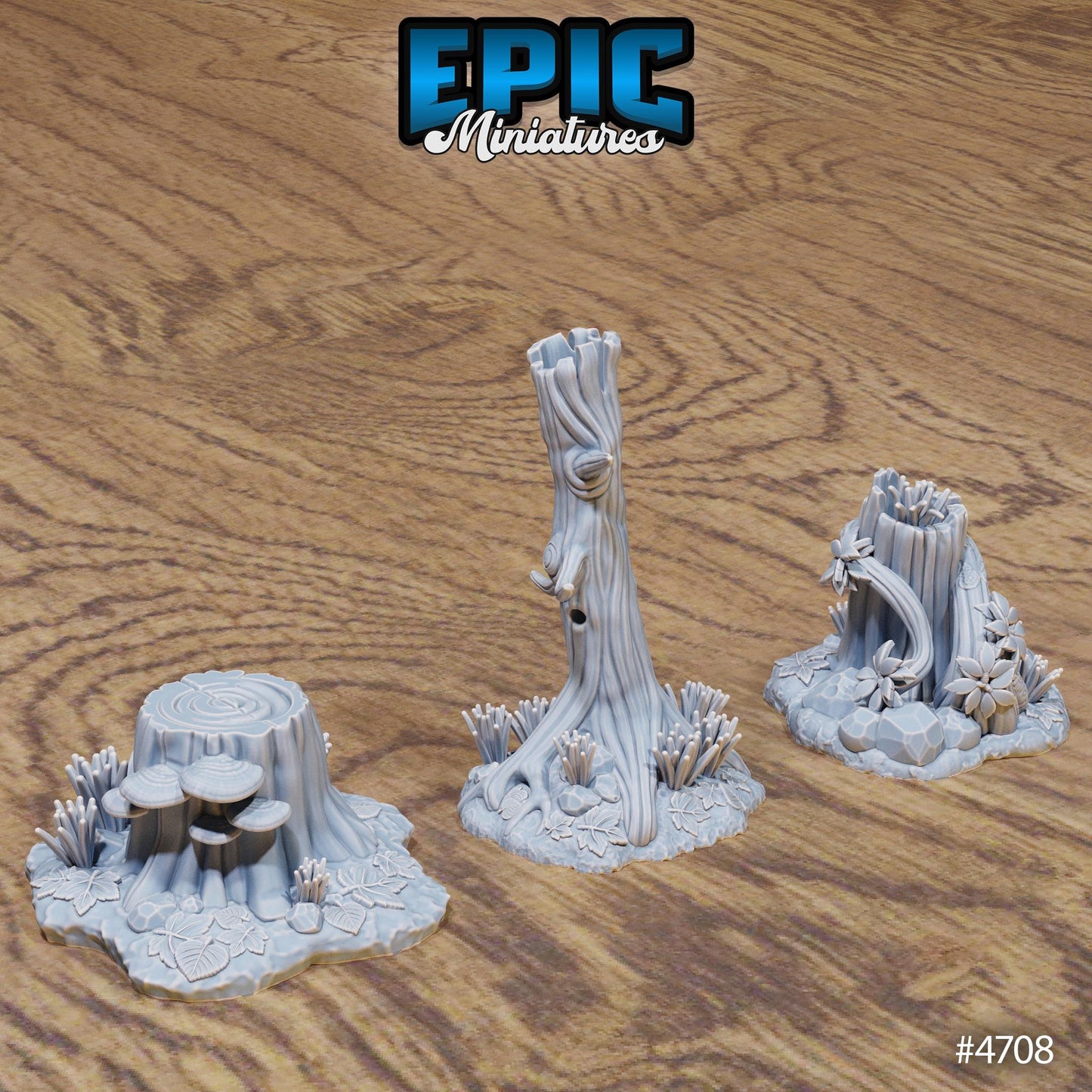 Magical Forest Scatter, Tree, Plants and Stumps (7 Variants Available) - Epic Miniatures