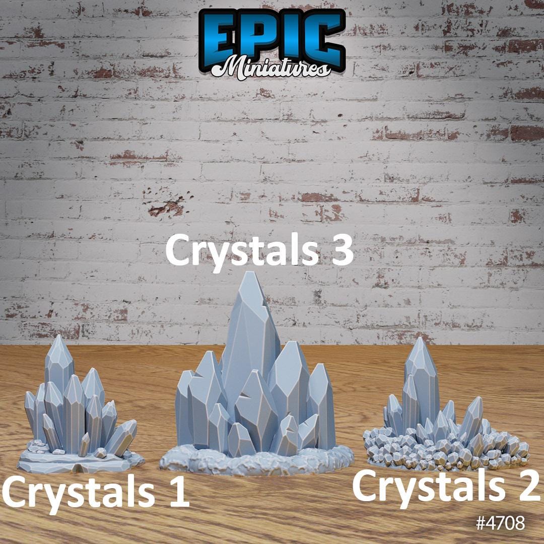 Magical Forest Scatter, Well and Crystals (4 Variants Available) - Epic Miniatures